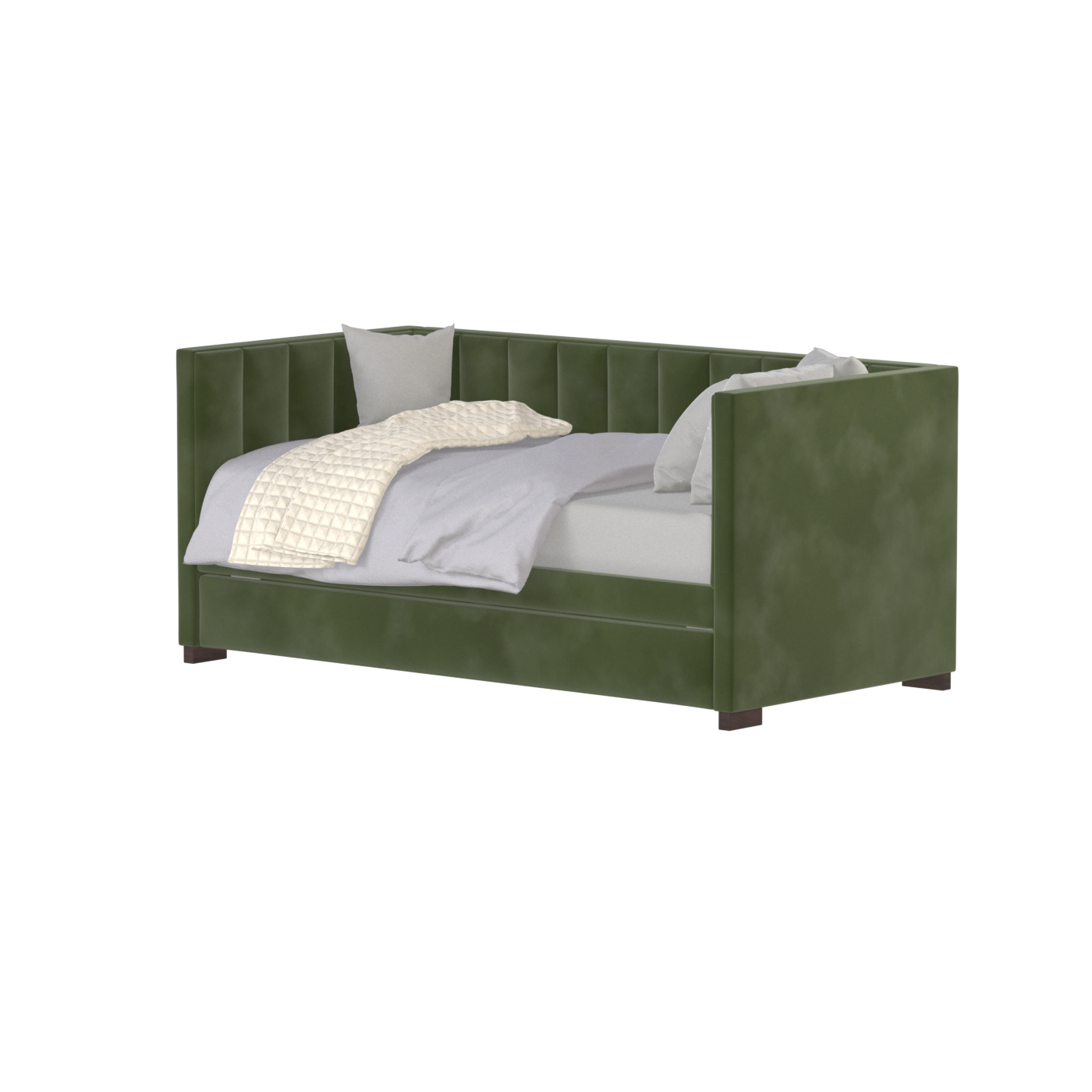 Capella Daybed with Sculpted Style and Built-In Versatility