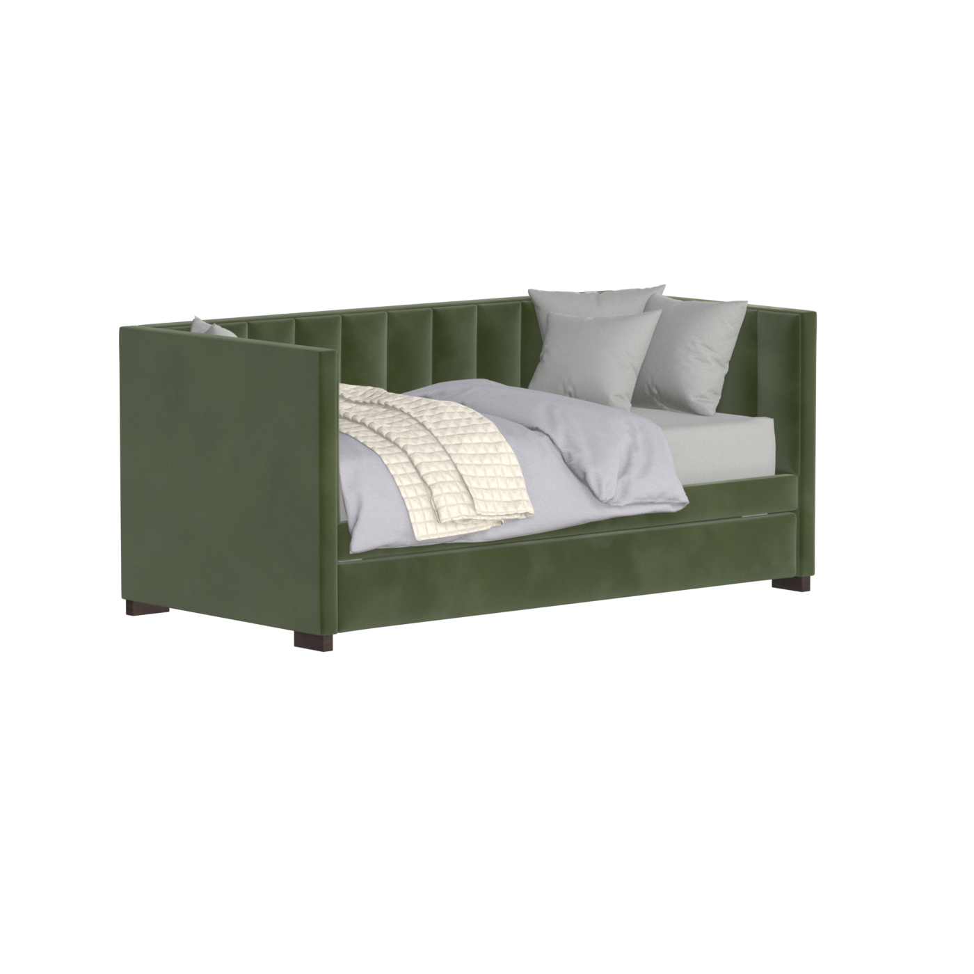 Capella Daybed with Sculpted Style and Built-In Versatility