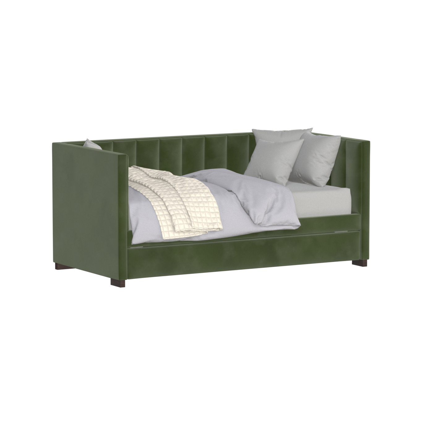 Capella Daybed with Sculpted Style and Built-In Versatility