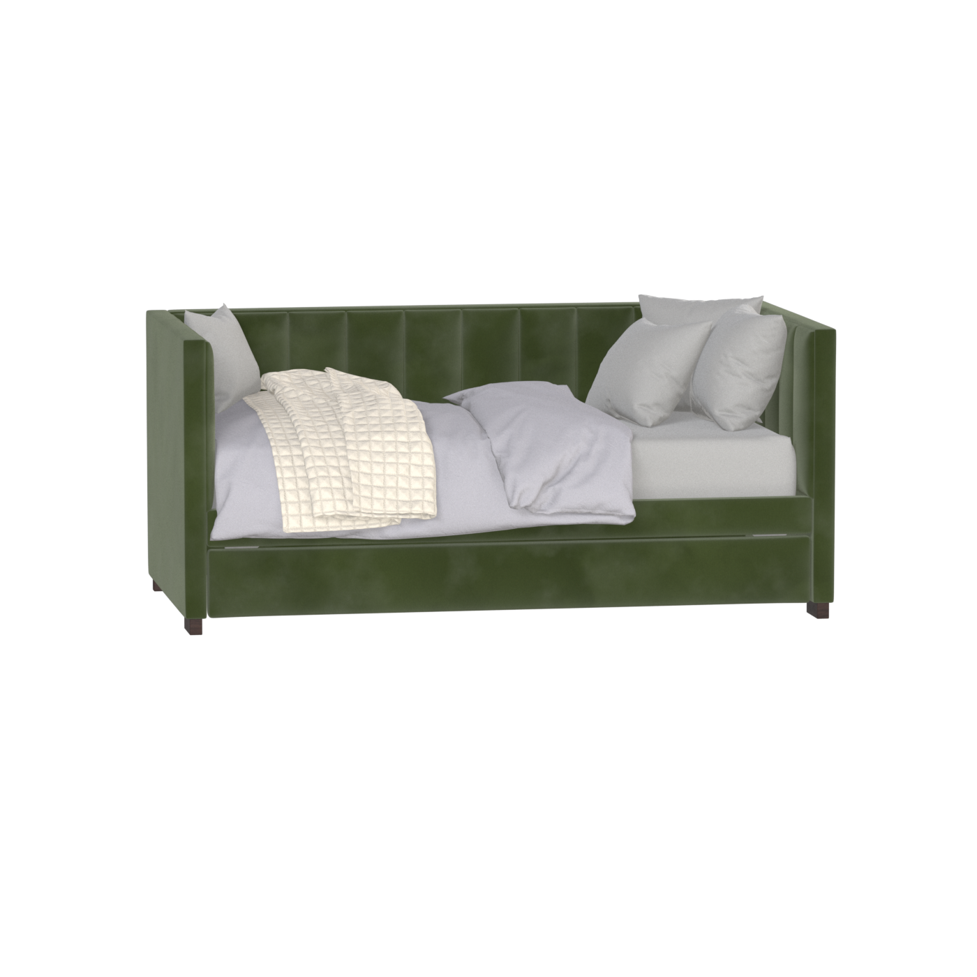 Capella Daybed with Sculpted Style and Built-In Versatility
