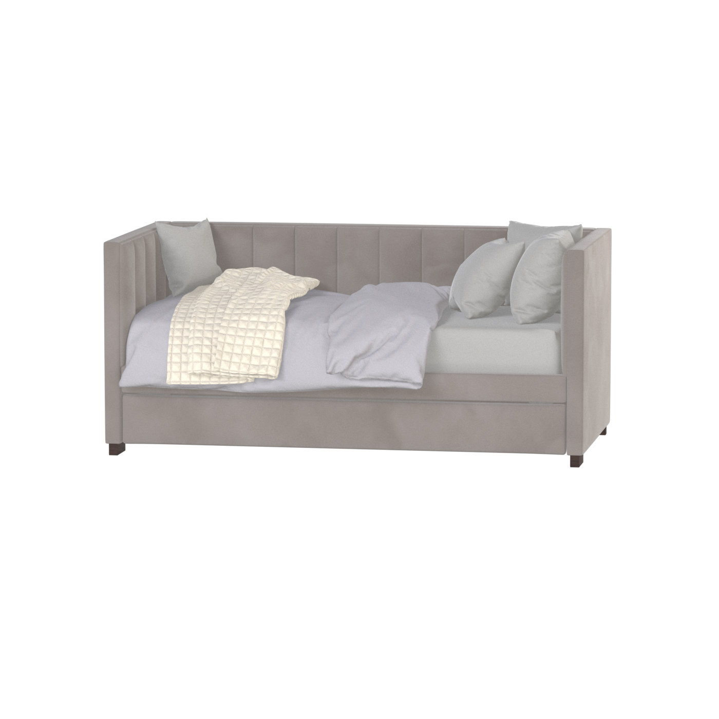 Capella Daybed with Sculpted Style and Built-In Versatility
