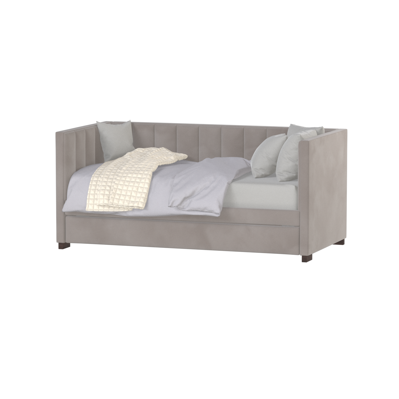 Capella Daybed with Sculpted Style and Built-In Versatility
