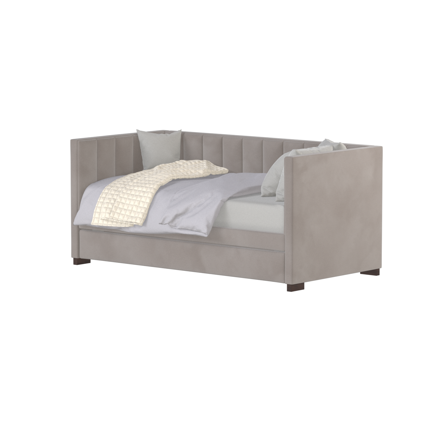 Capella Daybed with Sculpted Style and Built-In Versatility