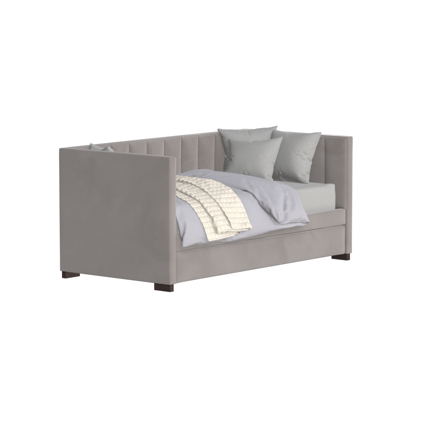 Capella Daybed with Sculpted Style and Built-In Versatility