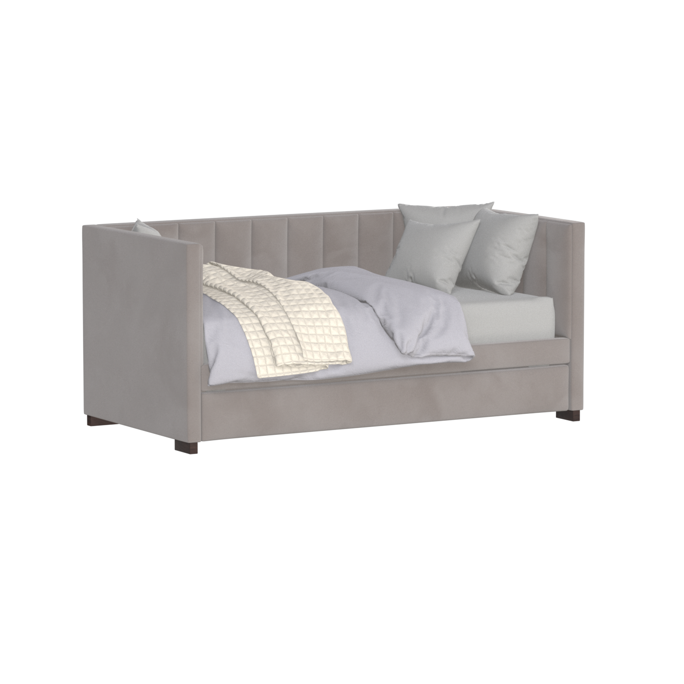 Capella Daybed with Sculpted Style and Built-In Versatility