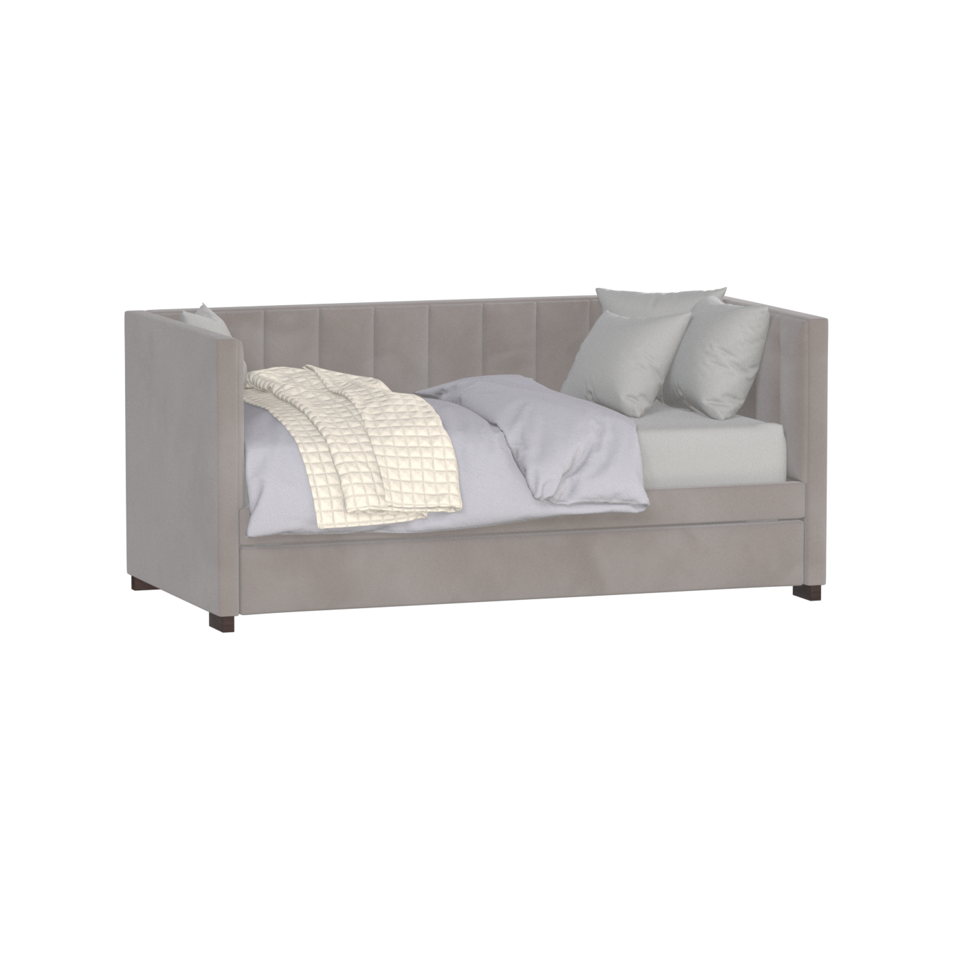 Capella Daybed with Sculpted Style and Built-In Versatility