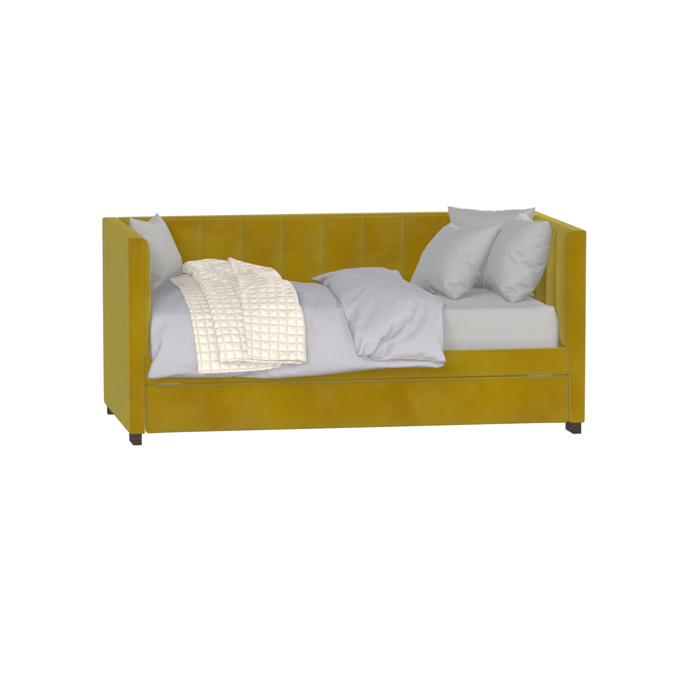 Capella Daybed with Sculpted Style and Built-In Versatility