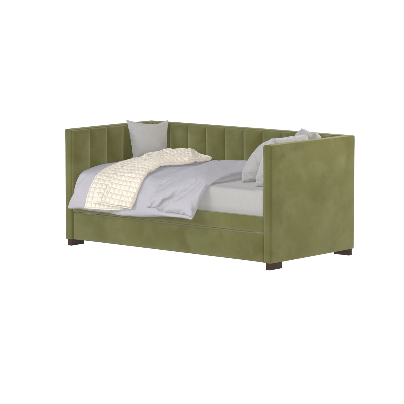Capella Daybed with Sculpted Style and Built-In Versatility