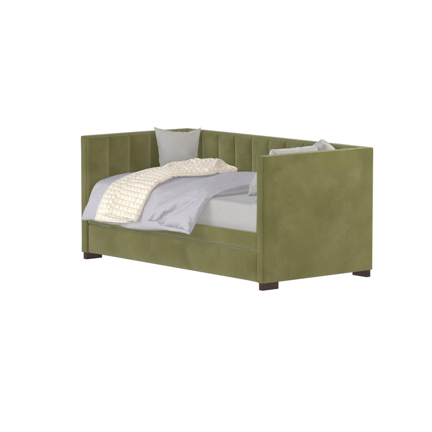 Capella Daybed with Sculpted Style and Built-In Versatility
