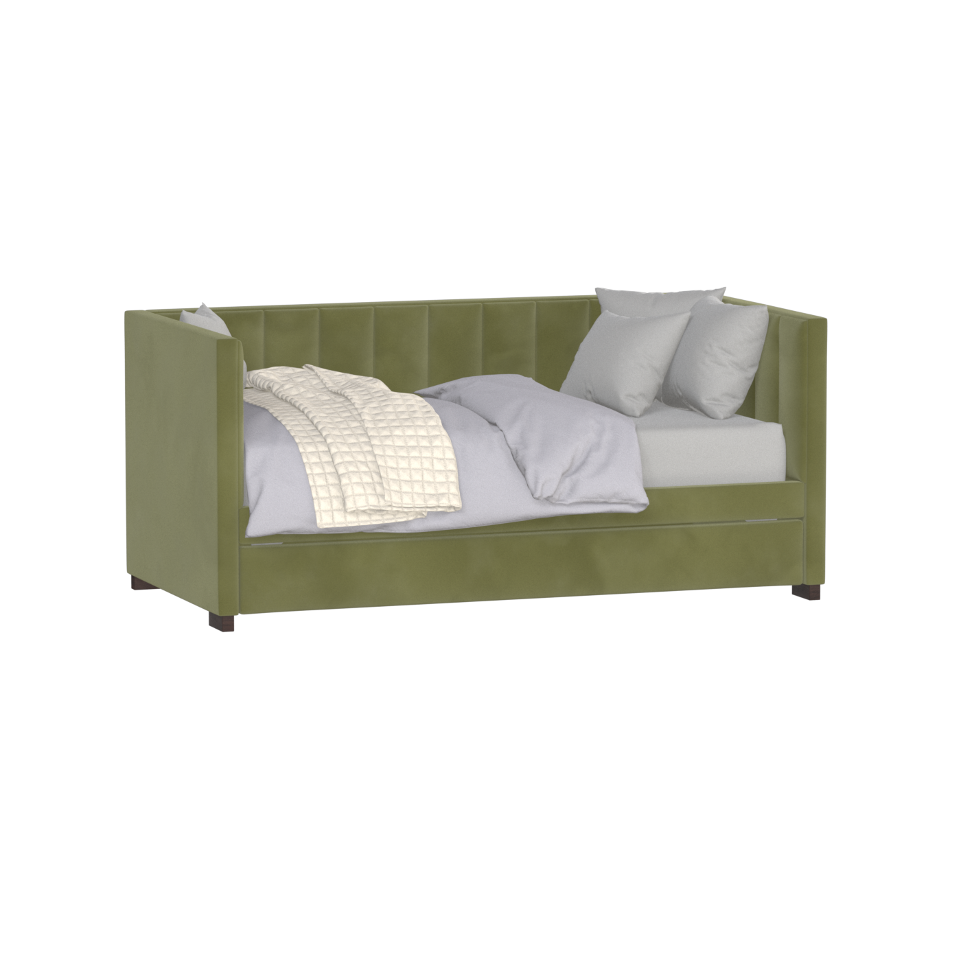Capella Daybed with Sculpted Style and Built-In Versatility