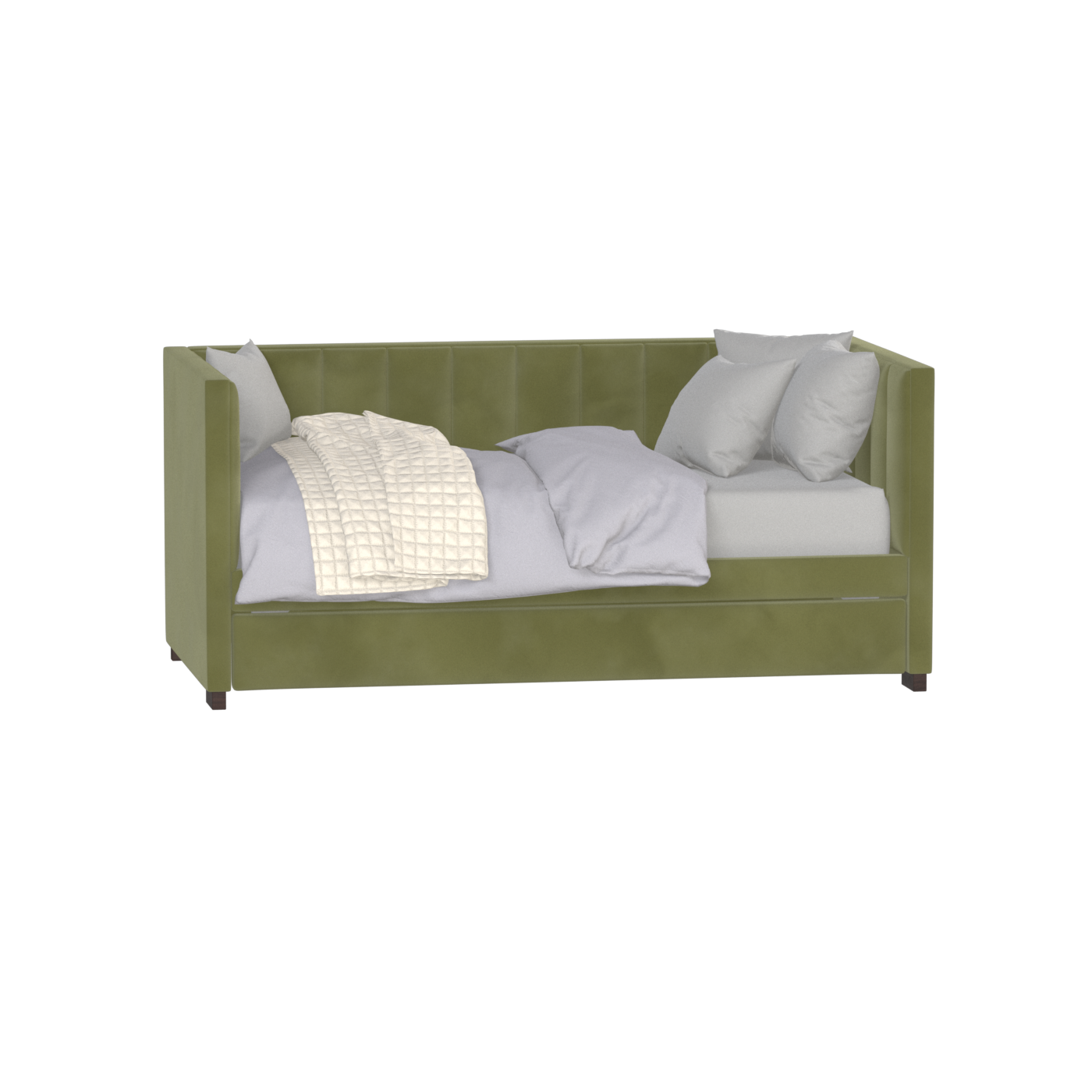 Capella Daybed with Sculpted Style and Built-In Versatility