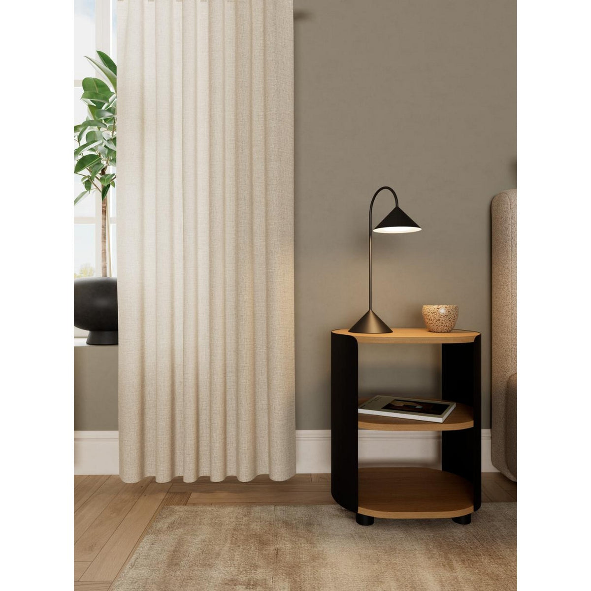 Bedside Table Bowen - Beige