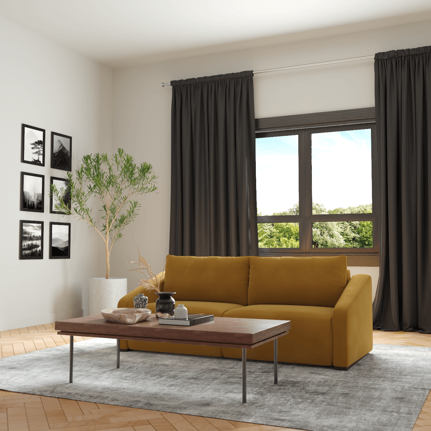 Chelsea Sofa Bed with Modern Form and Convertible Function
