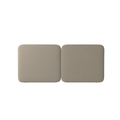 Chloe Upholstered Double Bed in Soft Woven Fabric