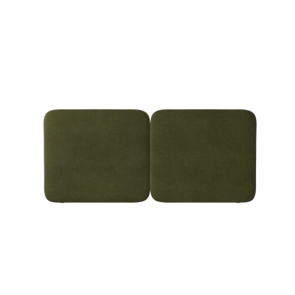 Chloe Upholstered Double Bed in Soft Woven Fabric