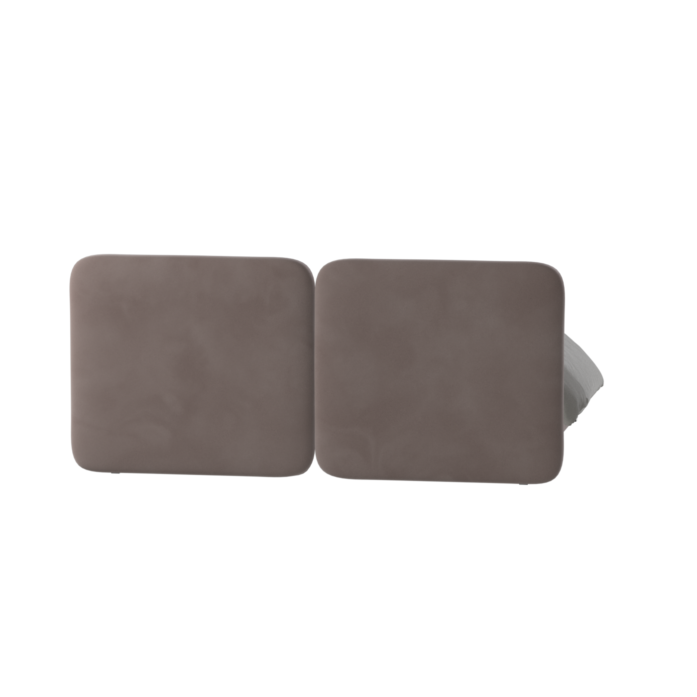 Chloe Upholstered Double Bed in Soft Woven Fabric