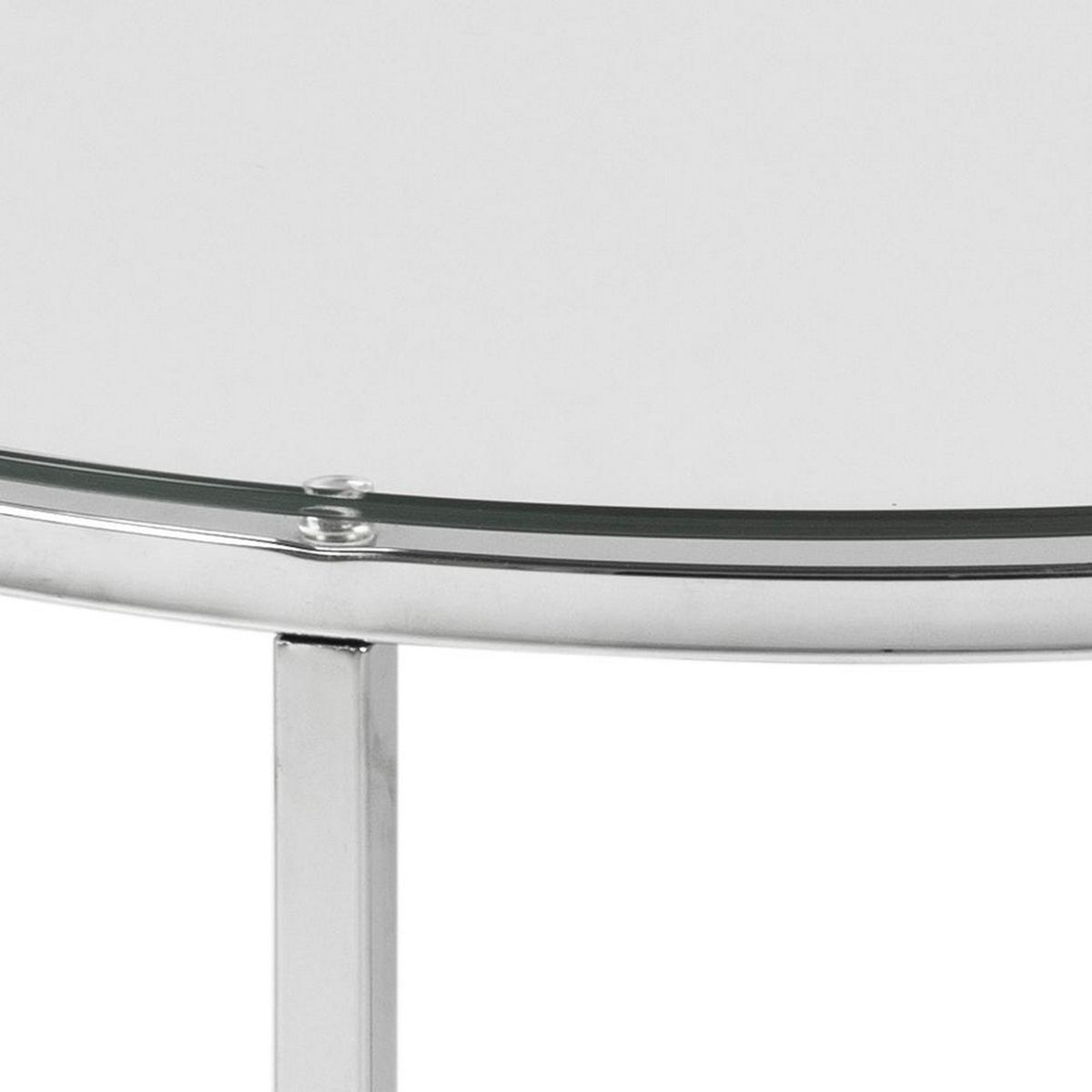 Side Table Cross - Transparent