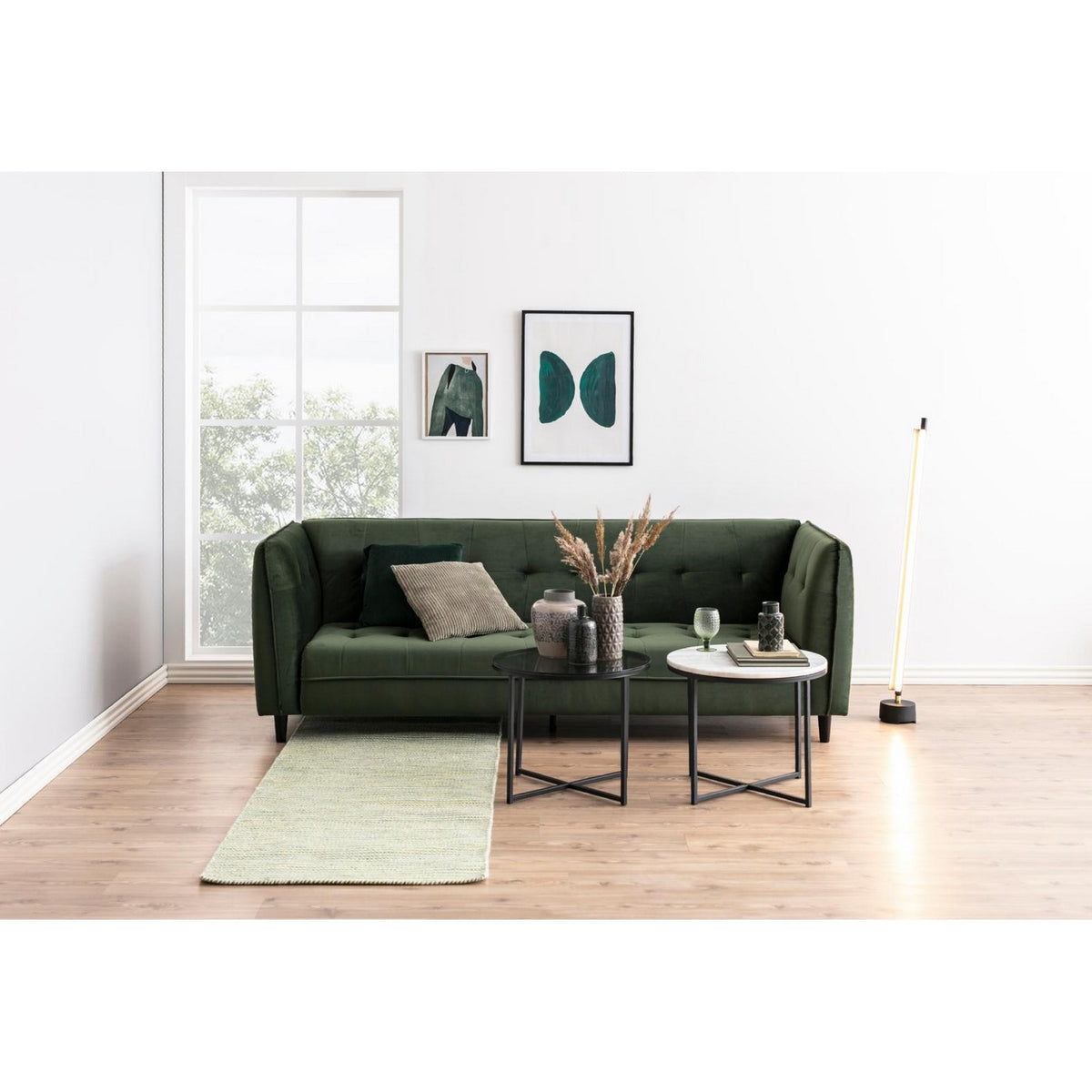 Side Table Cross - Grey