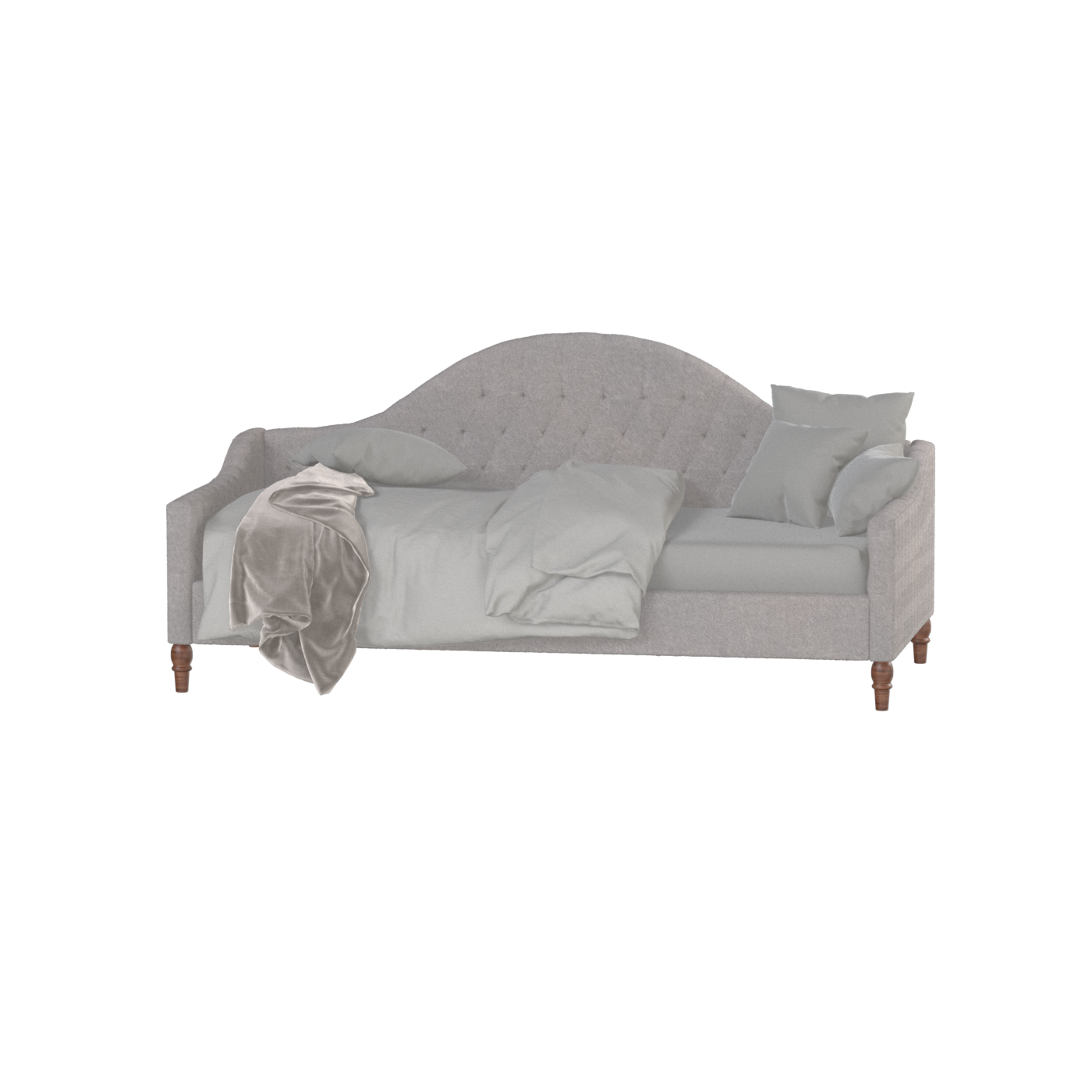 Lit de repos Elise aux courbes élégantes et au confort polyvalent