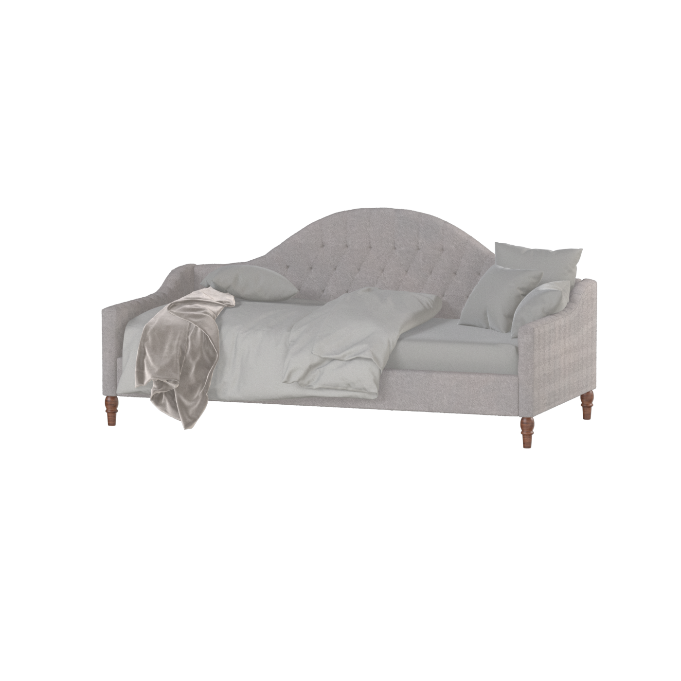 Lit de repos Elise aux courbes élégantes et au confort polyvalent