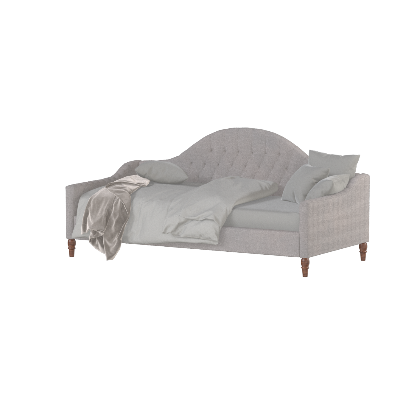 Lit de repos Elise aux courbes élégantes et au confort polyvalent