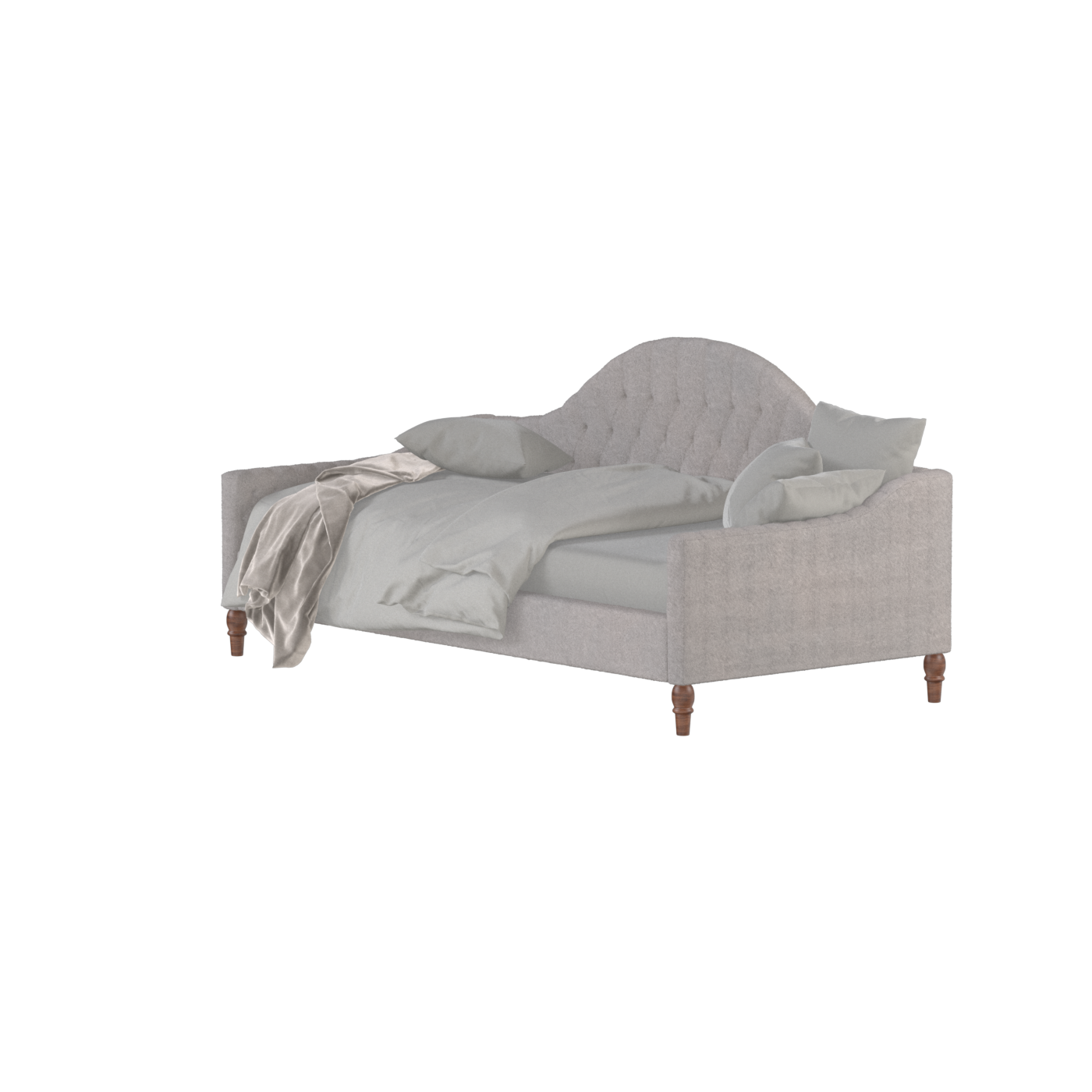 Lit de repos Elise aux courbes élégantes et au confort polyvalent