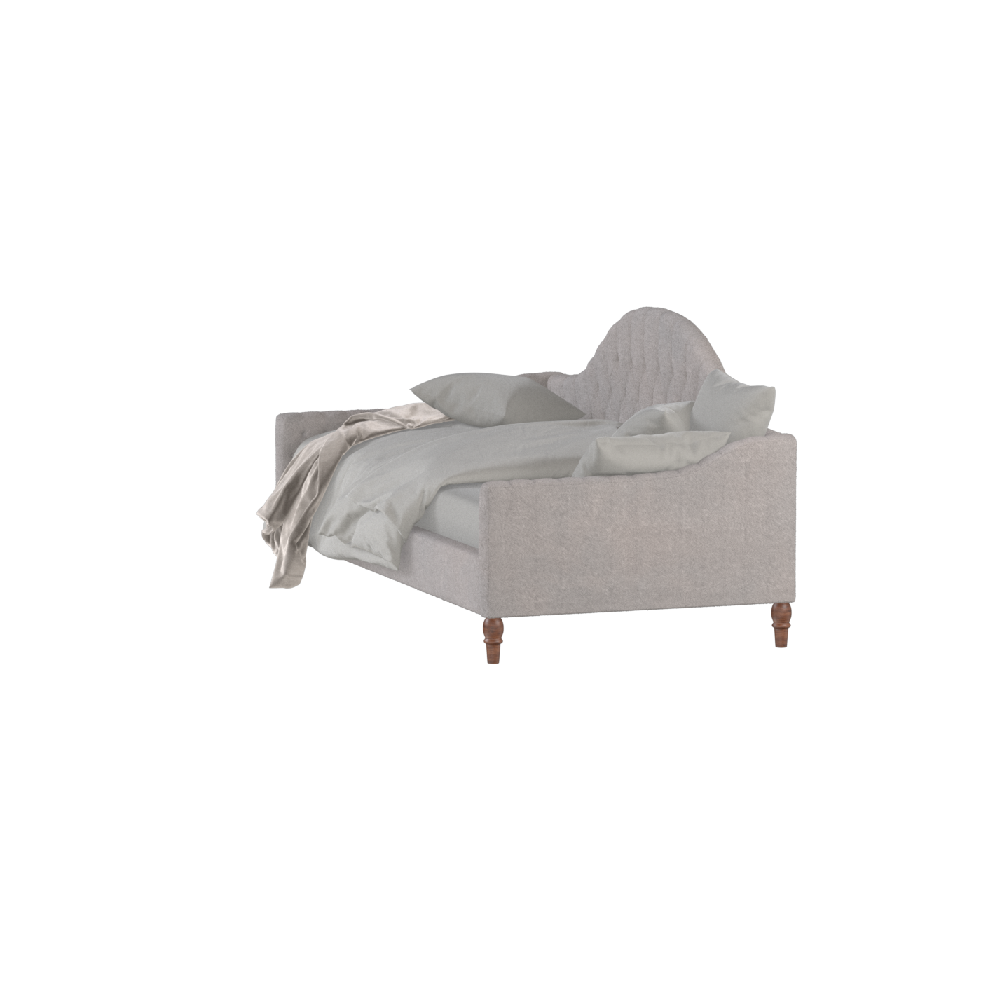Lit de repos Elise aux courbes élégantes et au confort polyvalent