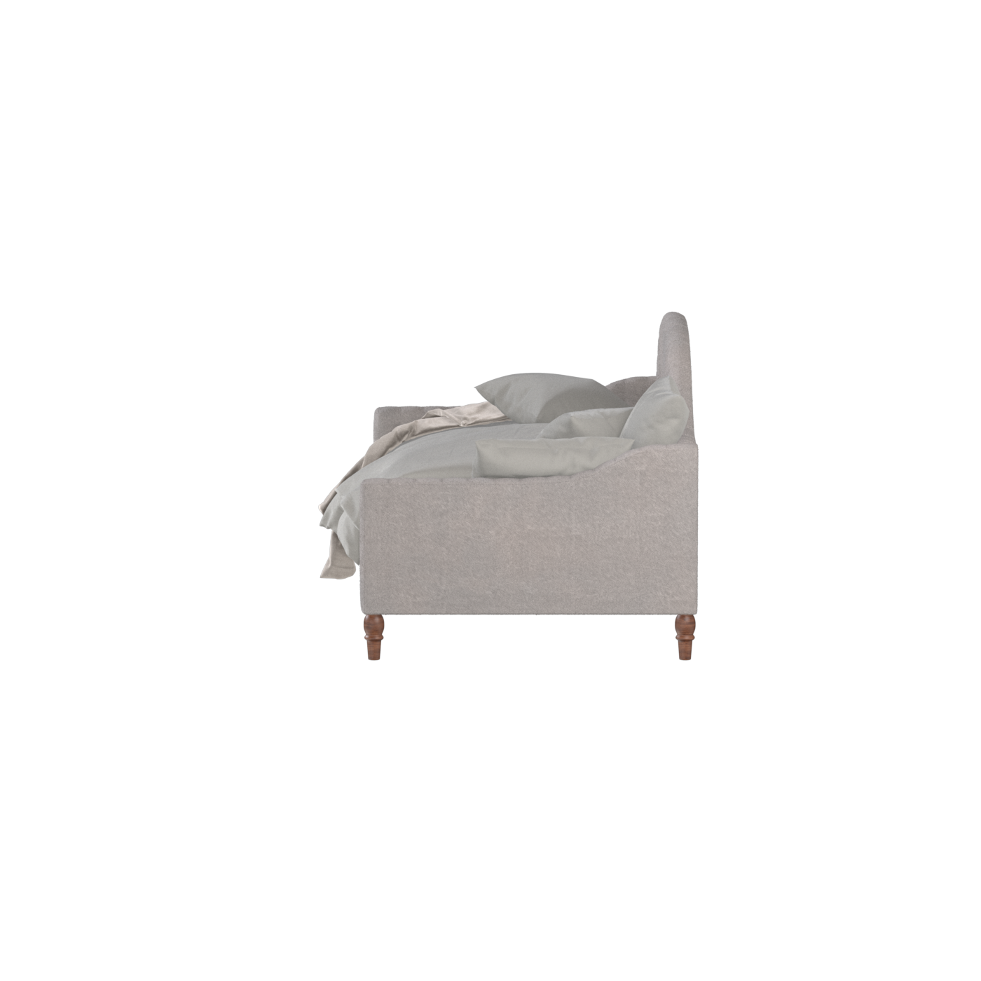 Lit de repos Elise aux courbes élégantes et au confort polyvalent
