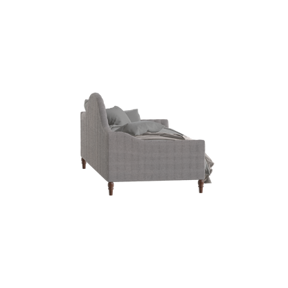 Lit de repos Elise aux courbes élégantes et au confort polyvalent