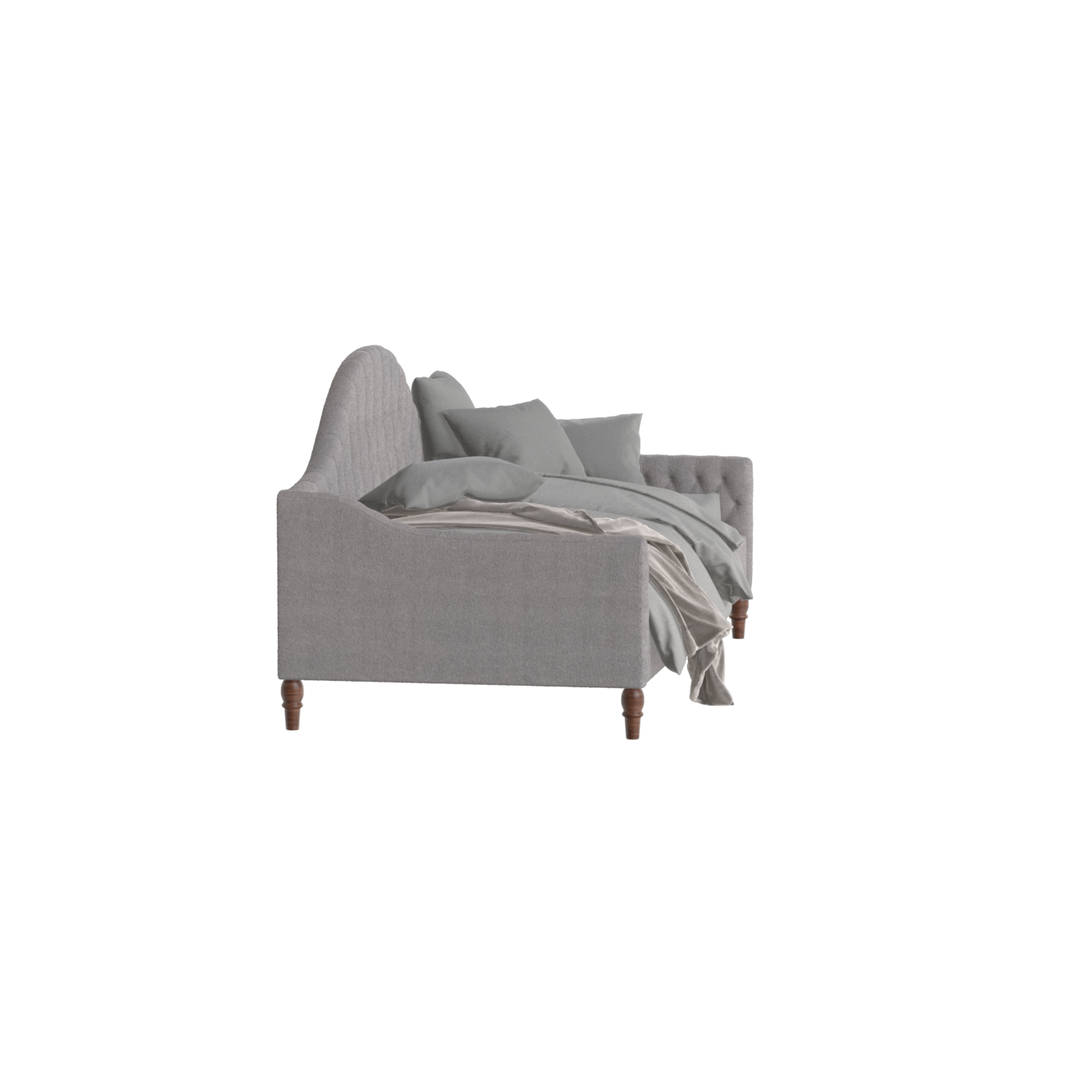 Lit de repos Elise aux courbes élégantes et au confort polyvalent