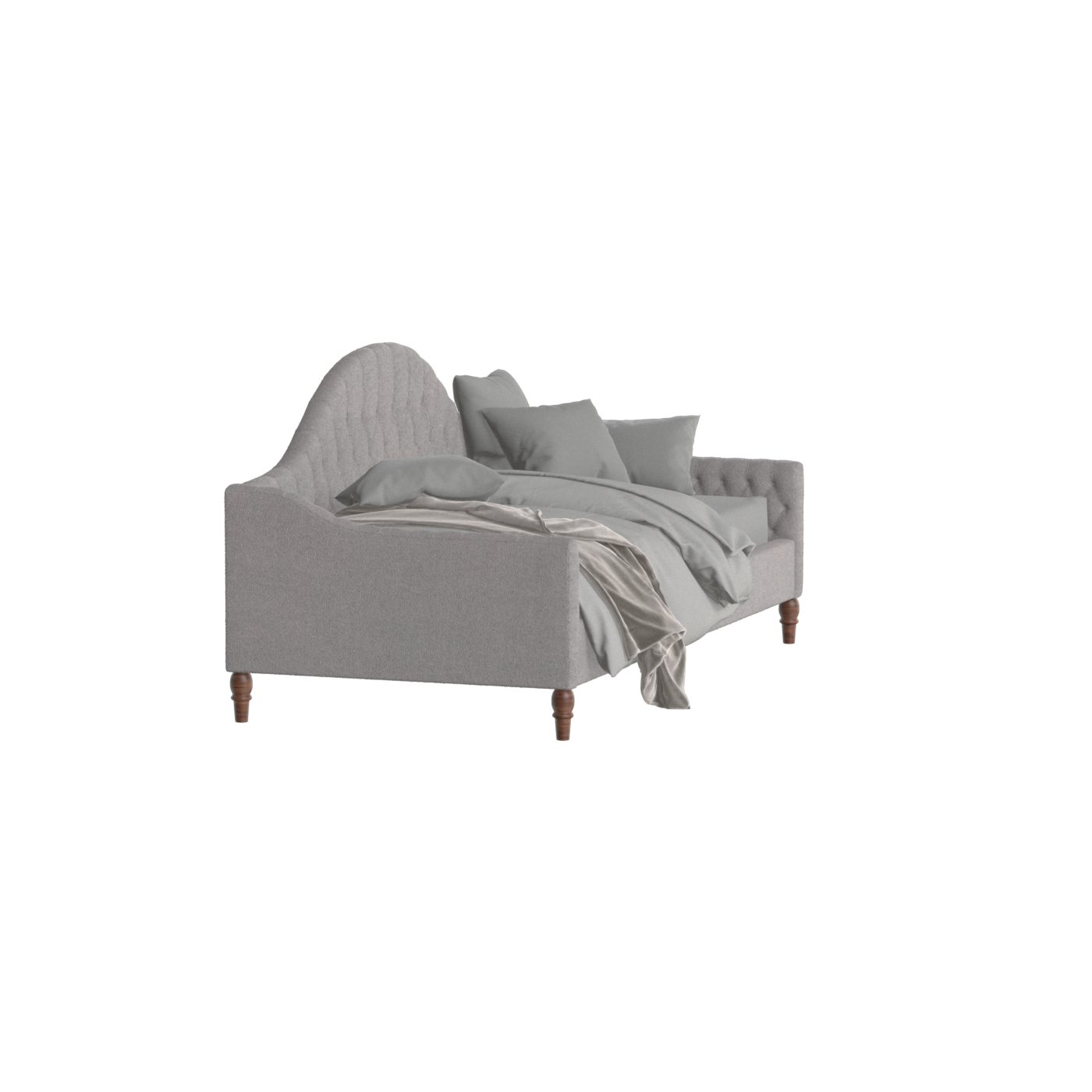 Lit de repos Elise aux courbes élégantes et au confort polyvalent