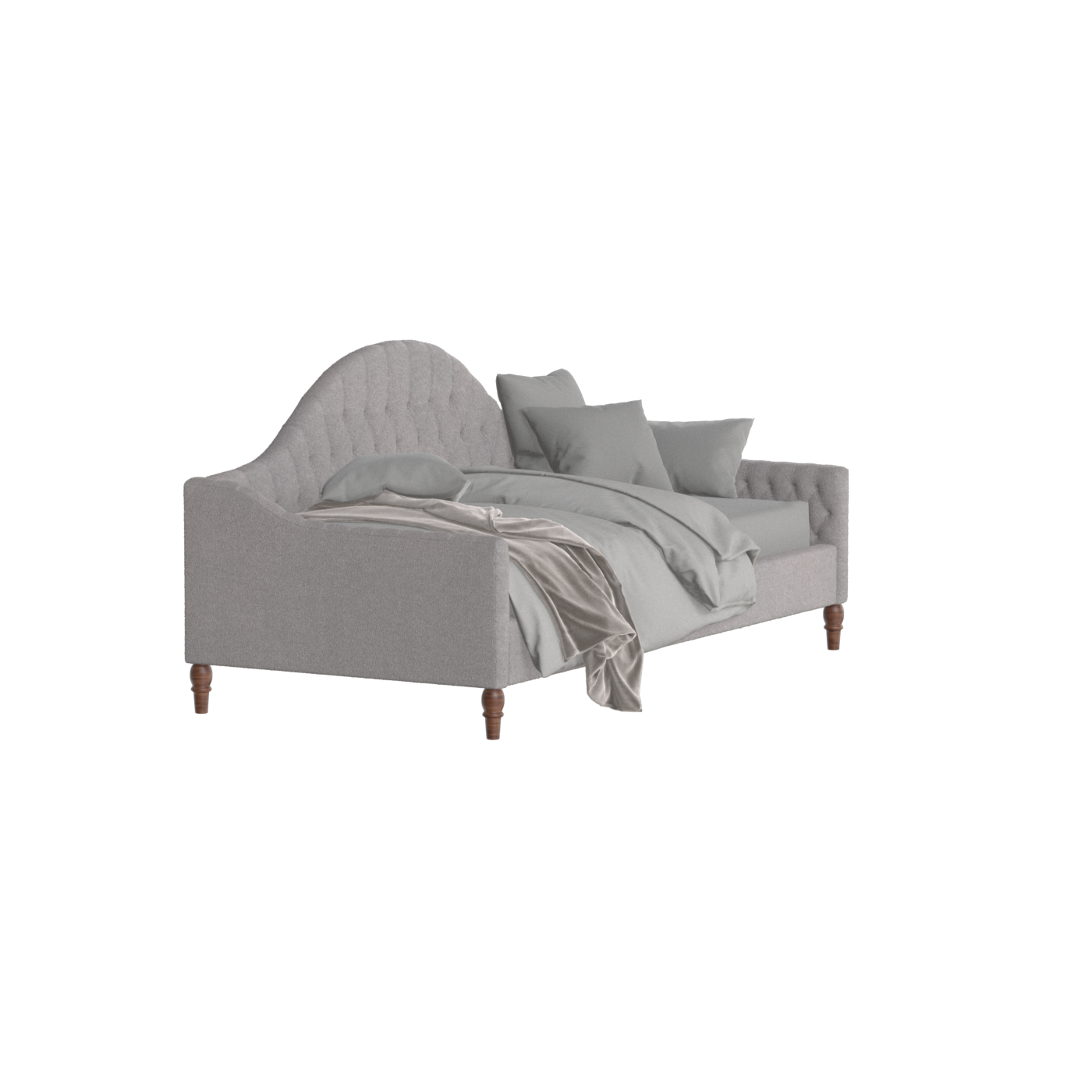 Lit de repos Elise aux courbes élégantes et au confort polyvalent