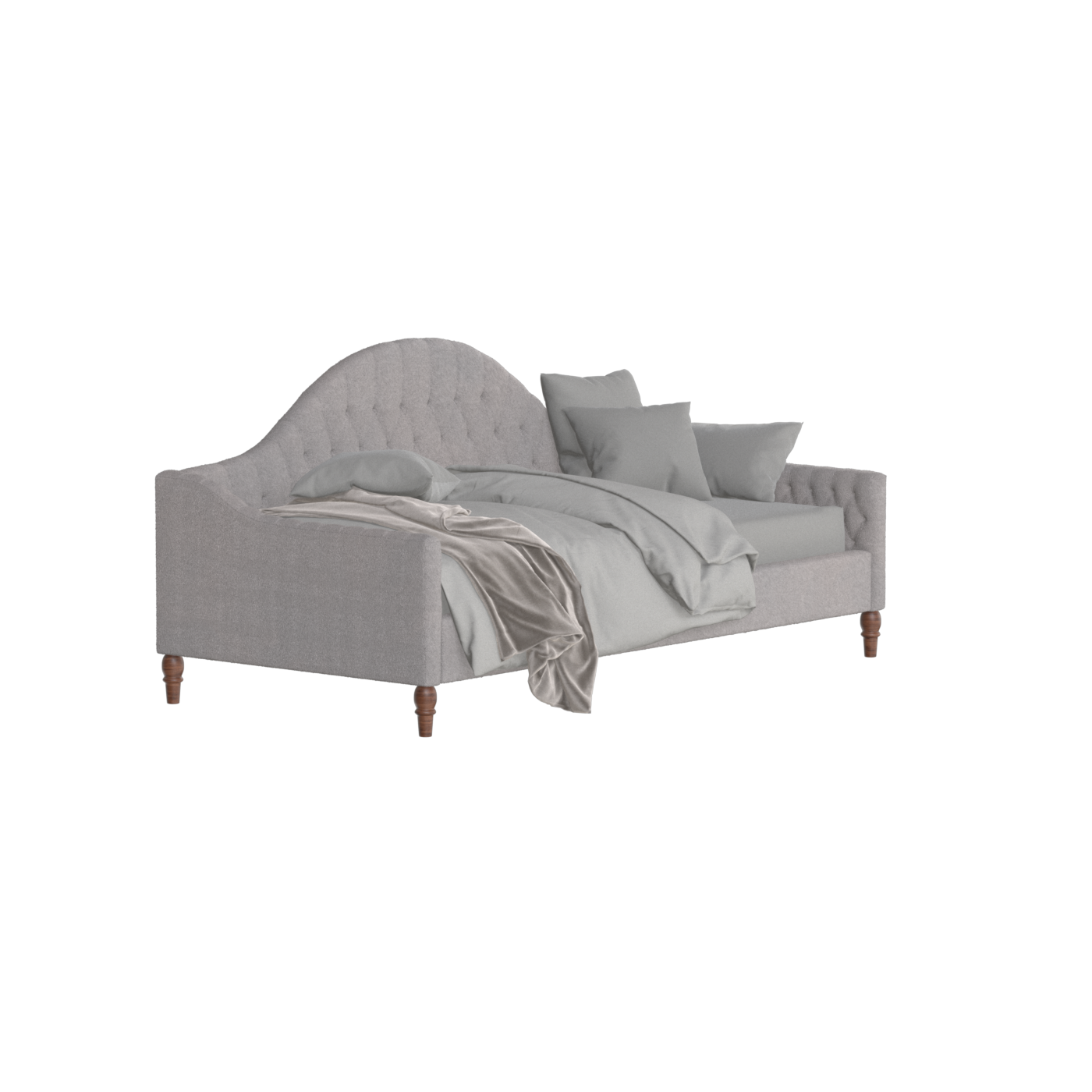 Lit de repos Elise aux courbes élégantes et au confort polyvalent