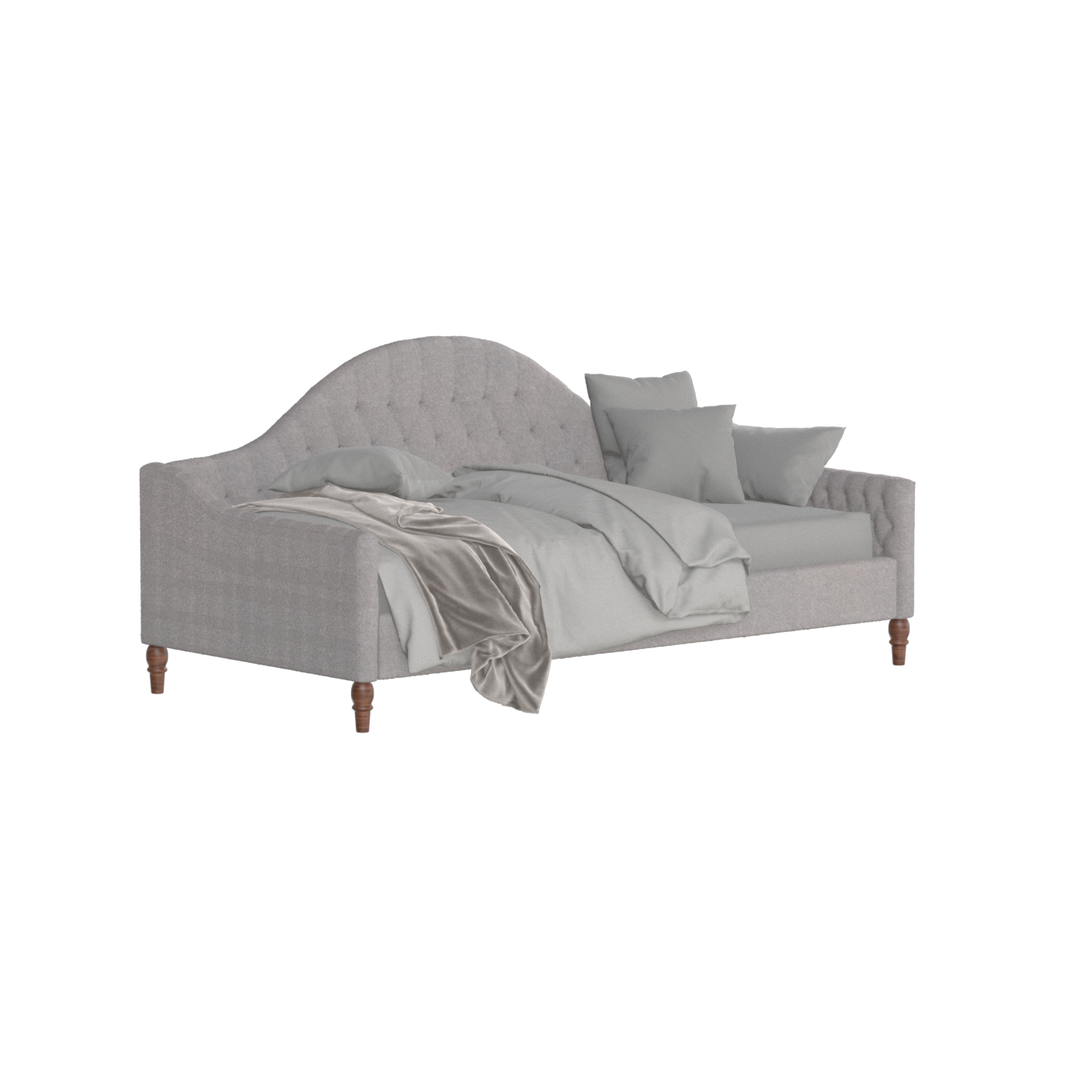 Lit de repos Elise aux courbes élégantes et au confort polyvalent