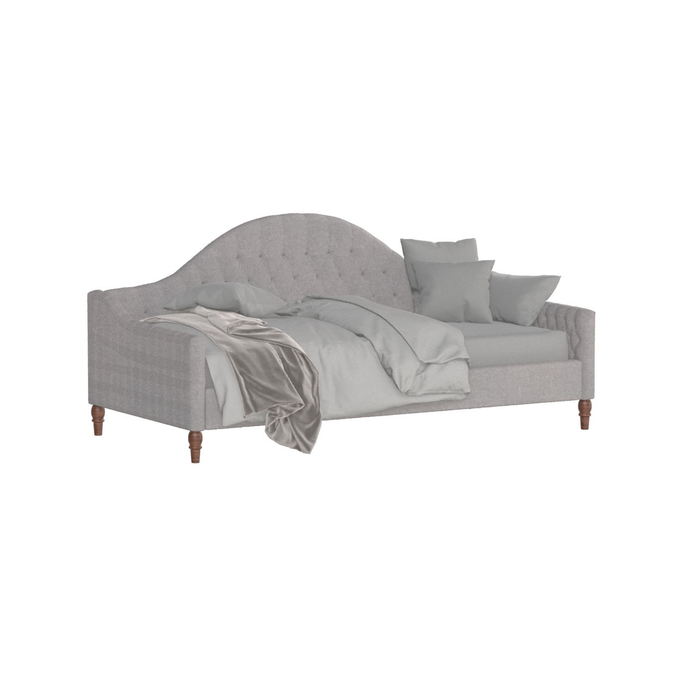 Lit de repos Elise aux courbes élégantes et au confort polyvalent