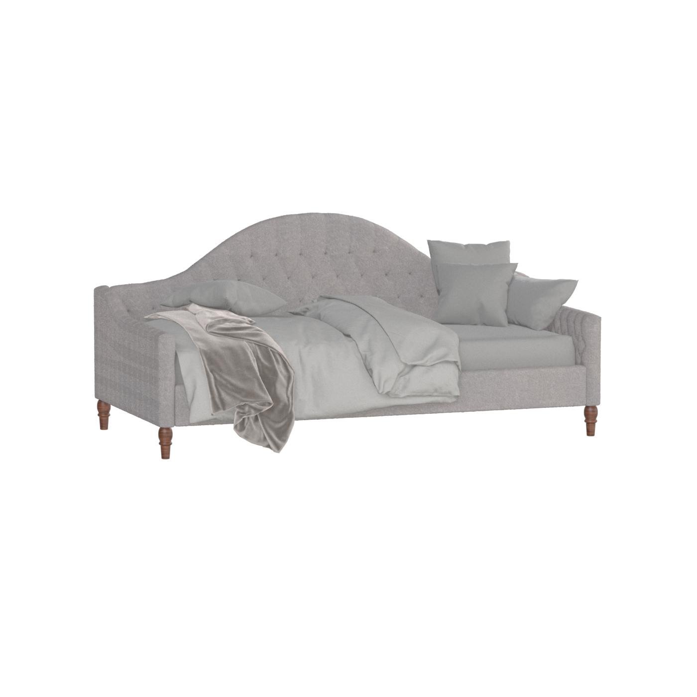 Lit de repos Elise aux courbes élégantes et au confort polyvalent