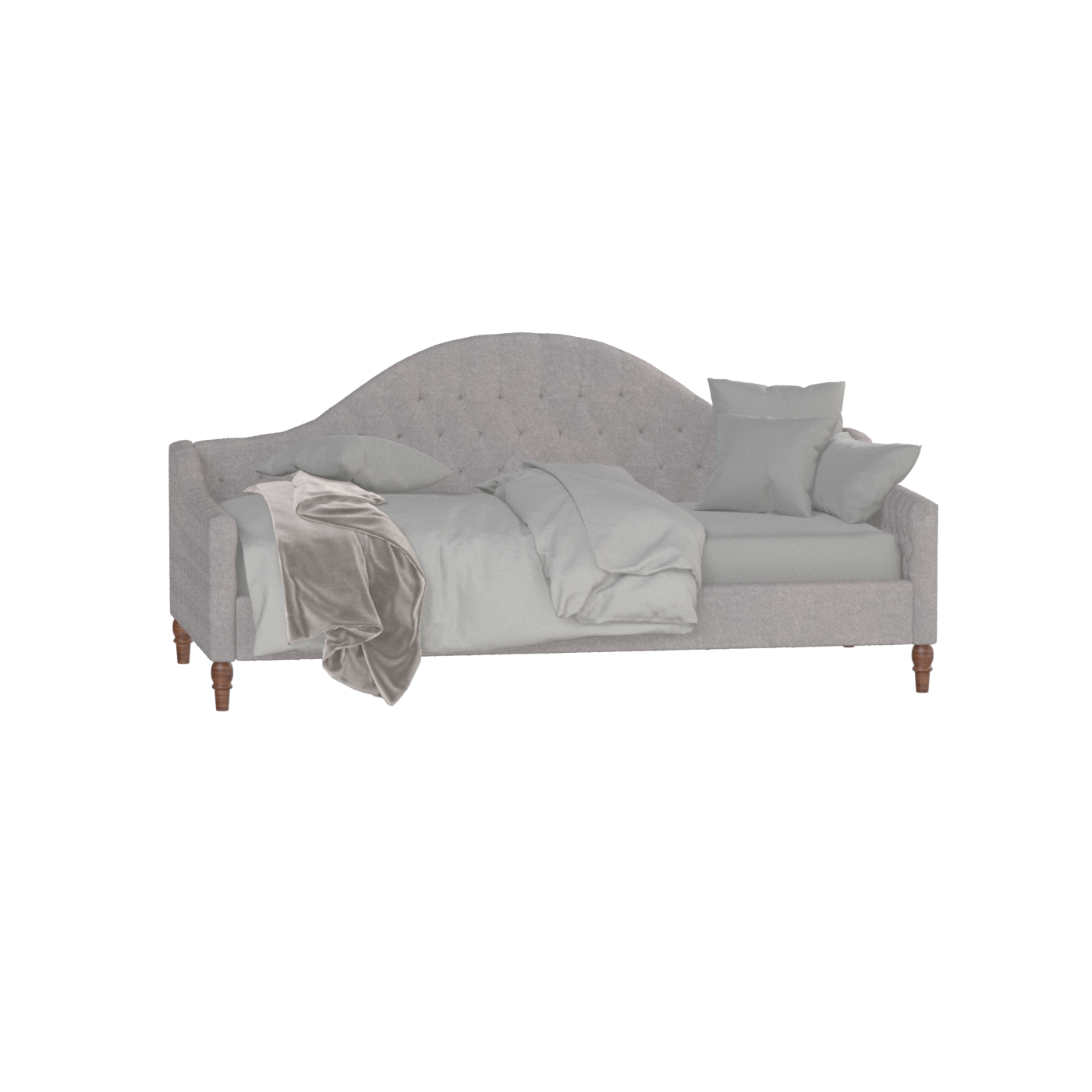 Lit de repos Elise aux courbes élégantes et au confort polyvalent
