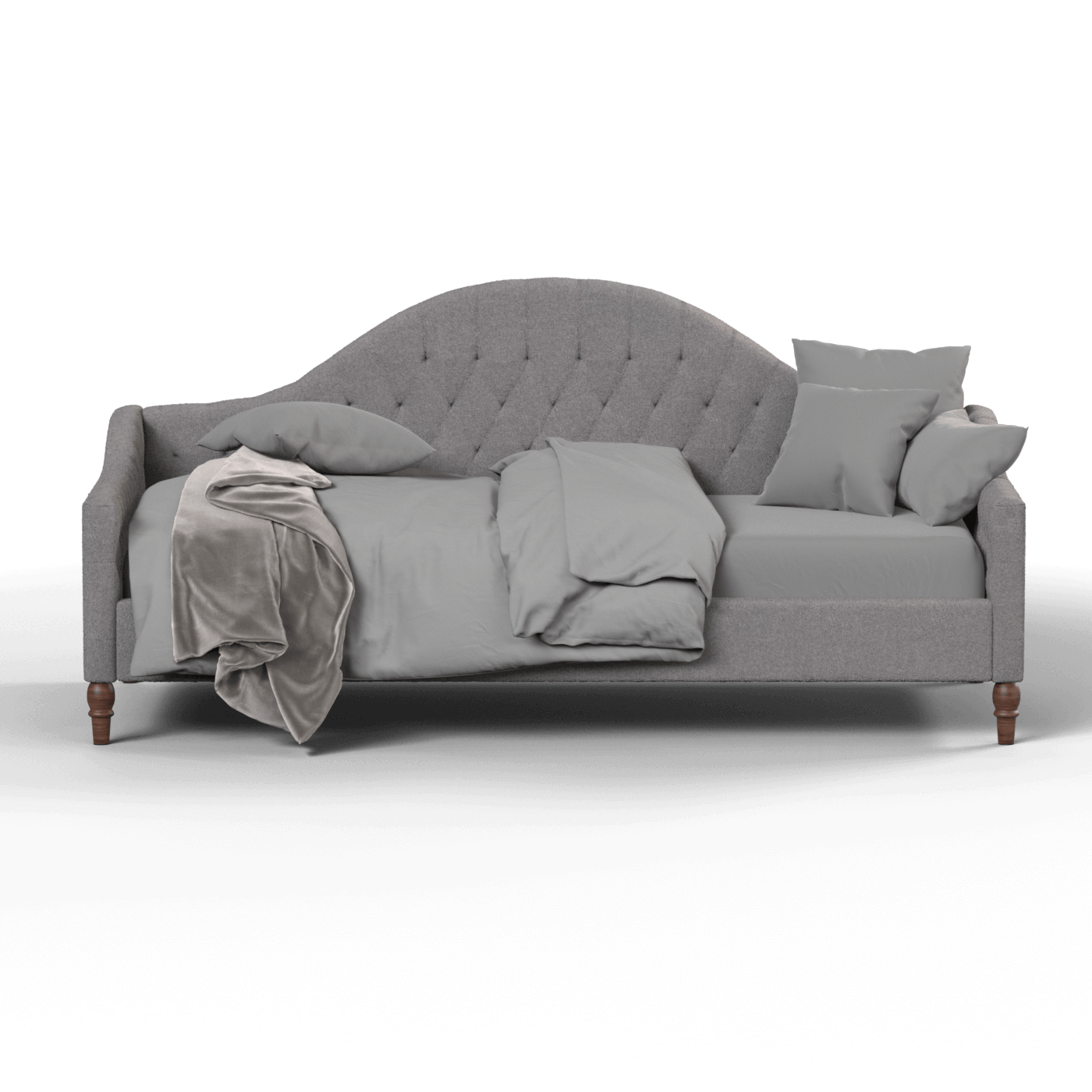 Lit de repos Elise aux courbes élégantes et au confort polyvalent