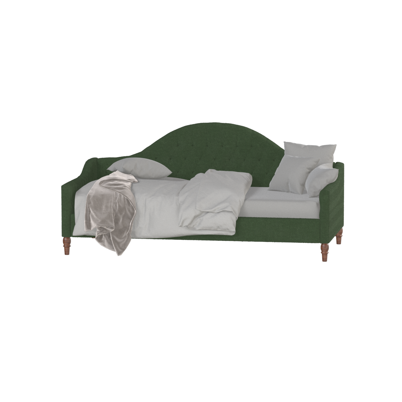Elise Daybed with Elegant Curves and Versatile Comfort