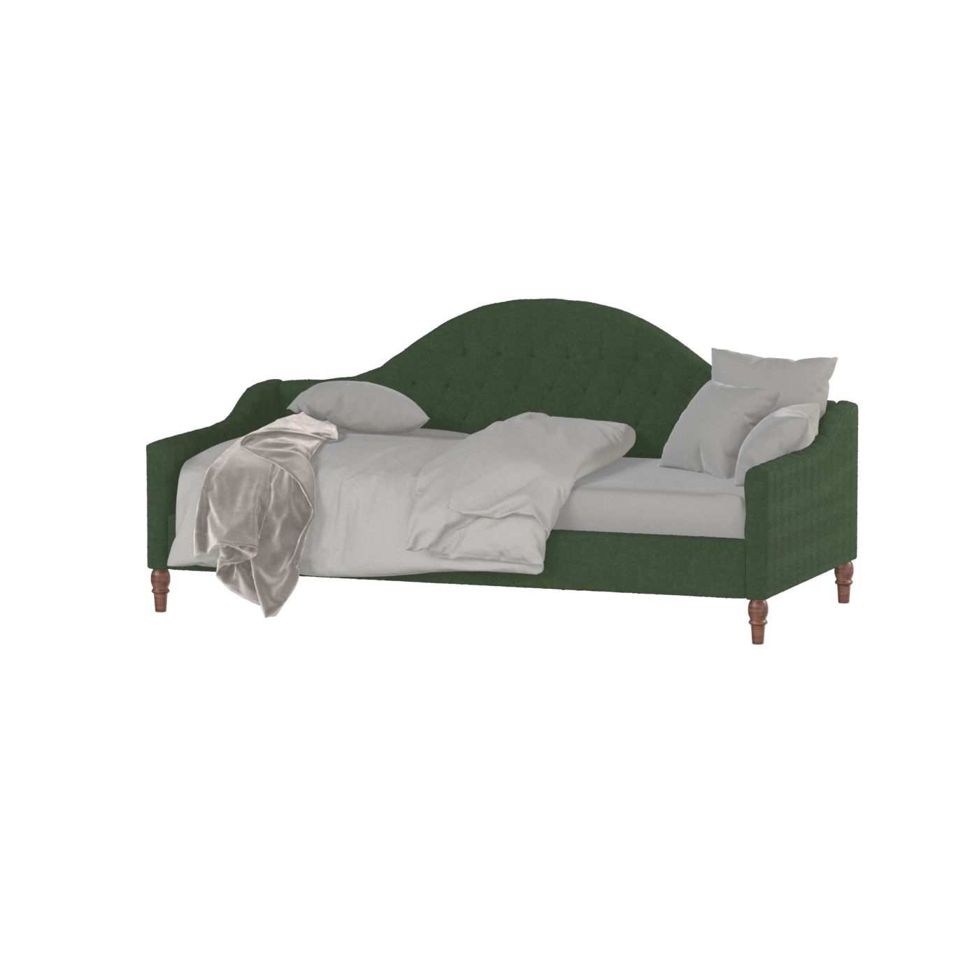 Elise Daybed with Elegant Curves and Versatile Comfort