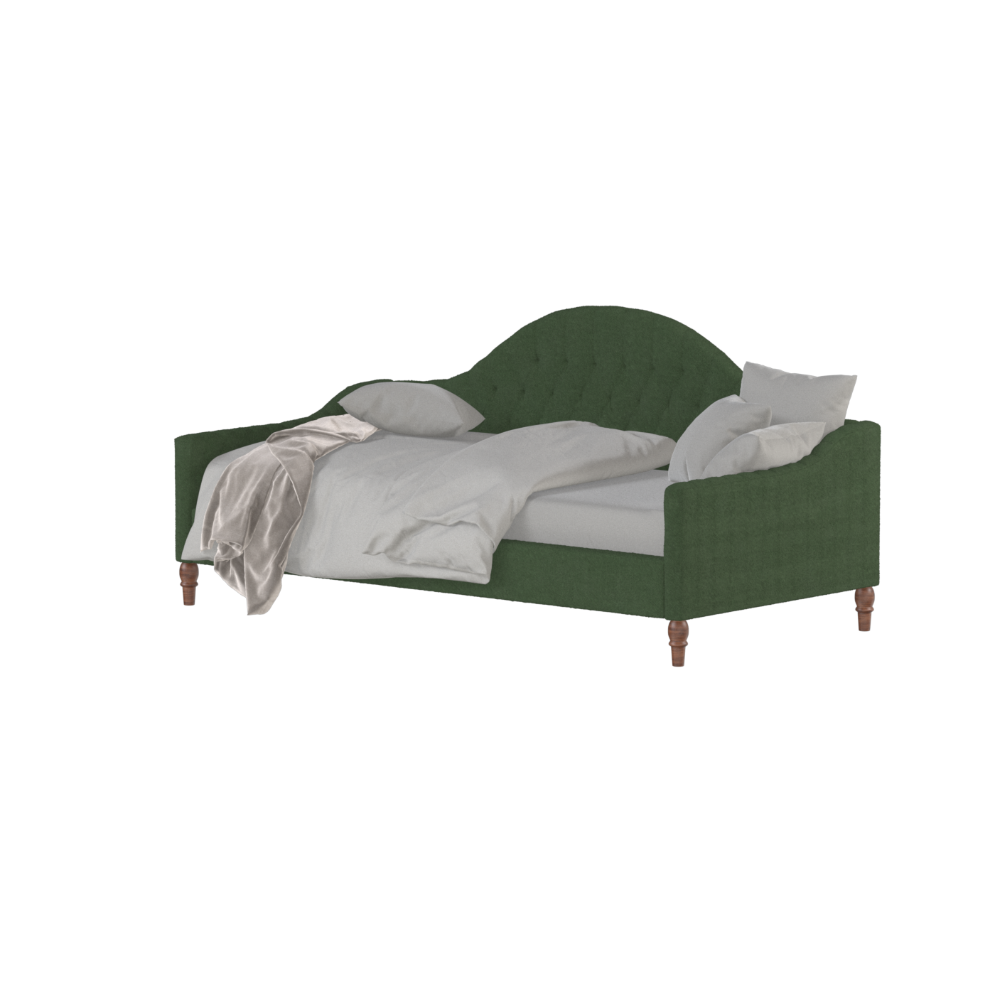 Elise Daybed with Elegant Curves and Versatile Comfort