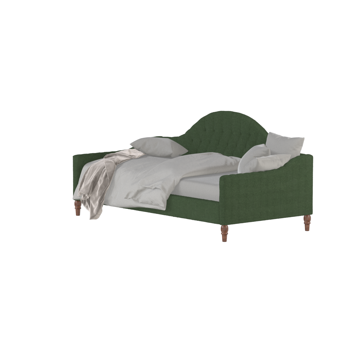 Elise Daybed with Elegant Curves and Versatile Comfort