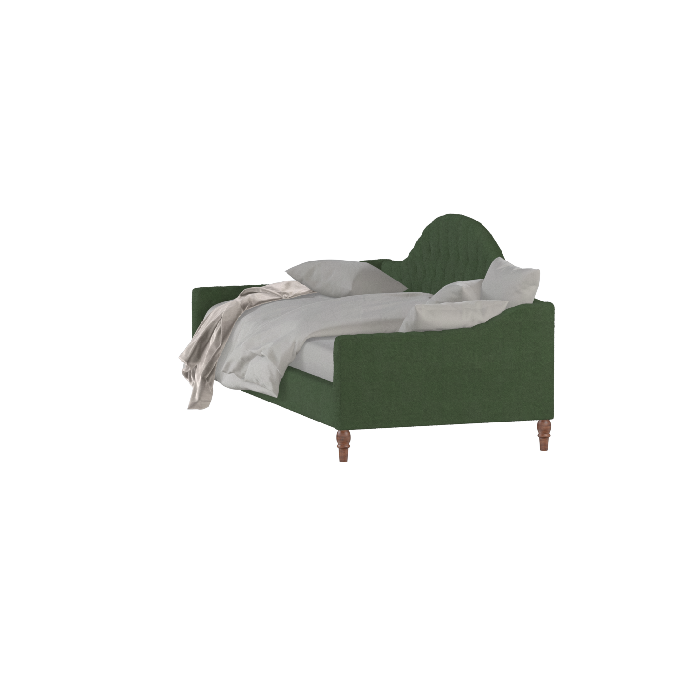 Elise Daybed with Elegant Curves and Versatile Comfort