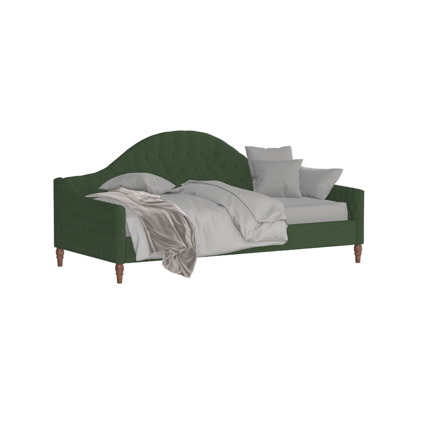Elise Daybed with Elegant Curves and Versatile Comfort