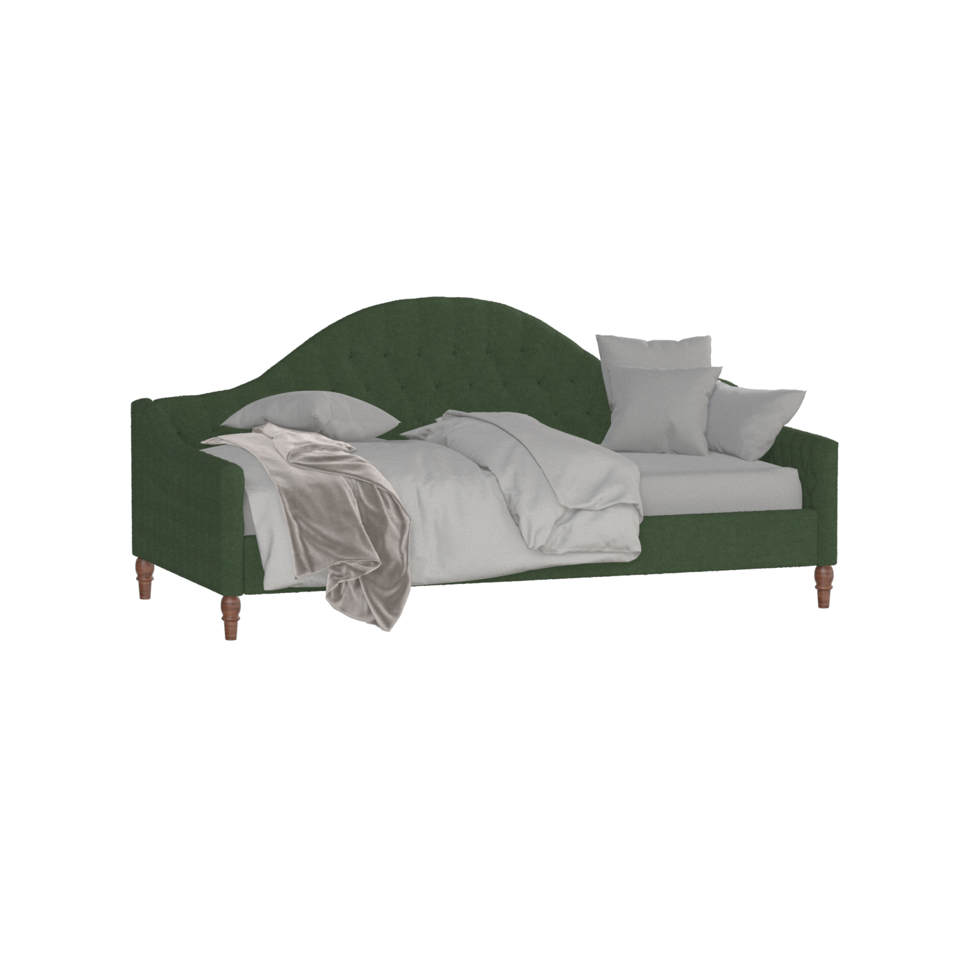 Elise Daybed with Elegant Curves and Versatile Comfort