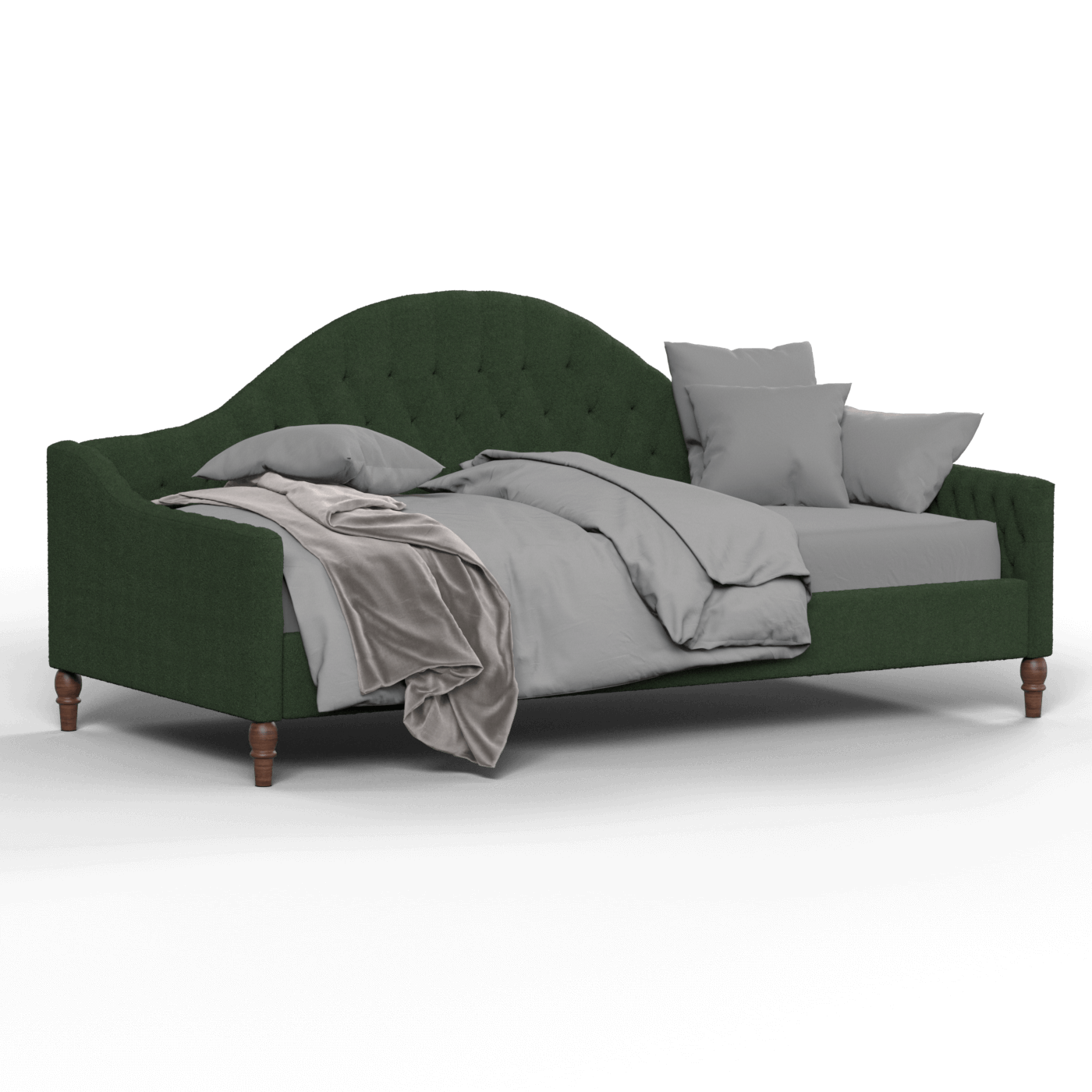 Elise Daybed with Elegant Curves and Versatile Comfort