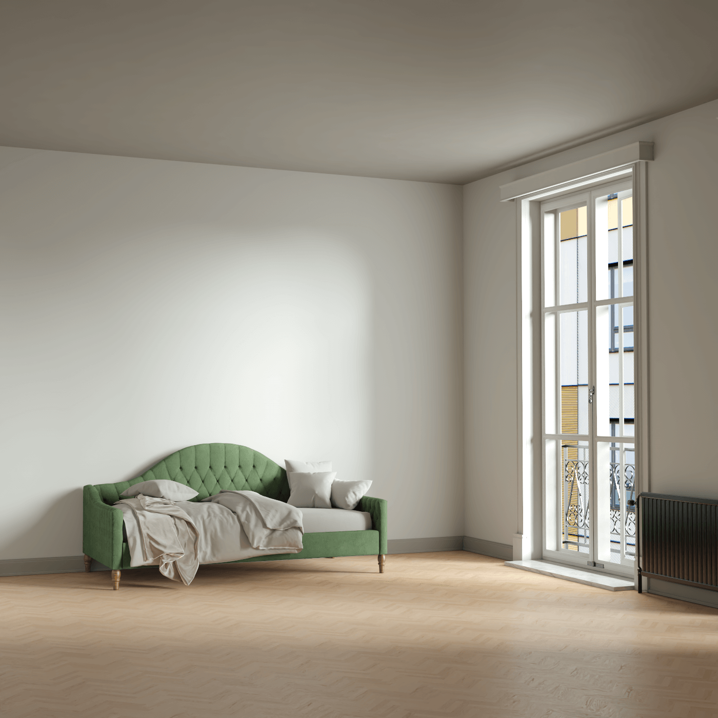 Elise Daybed with Elegant Curves and Versatile Comfort