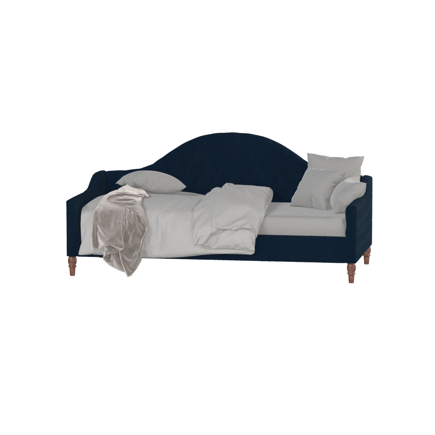 Lit de repos Elise aux courbes élégantes et au confort polyvalent