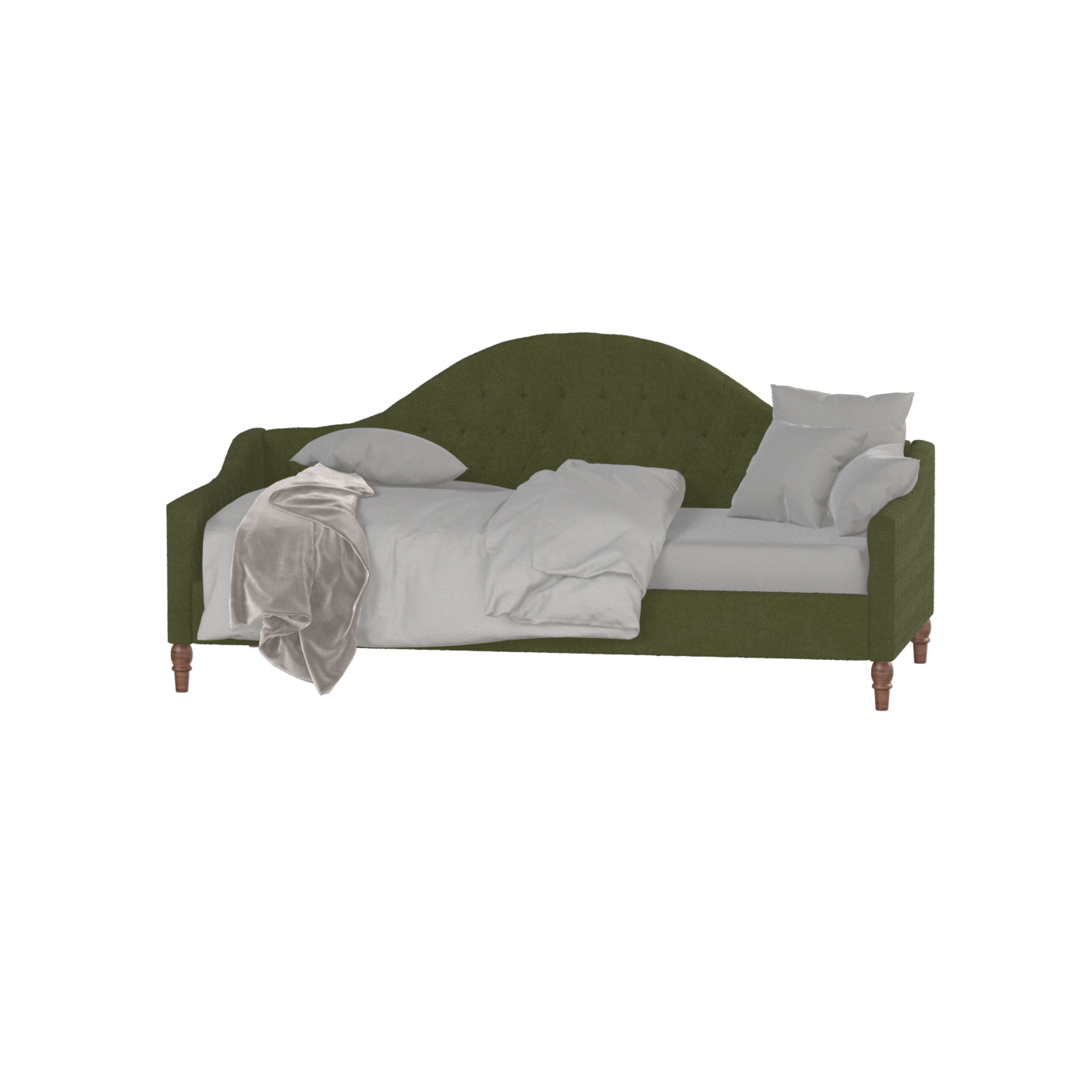 Elise Daybed with Elegant Curves and Versatile Comfort