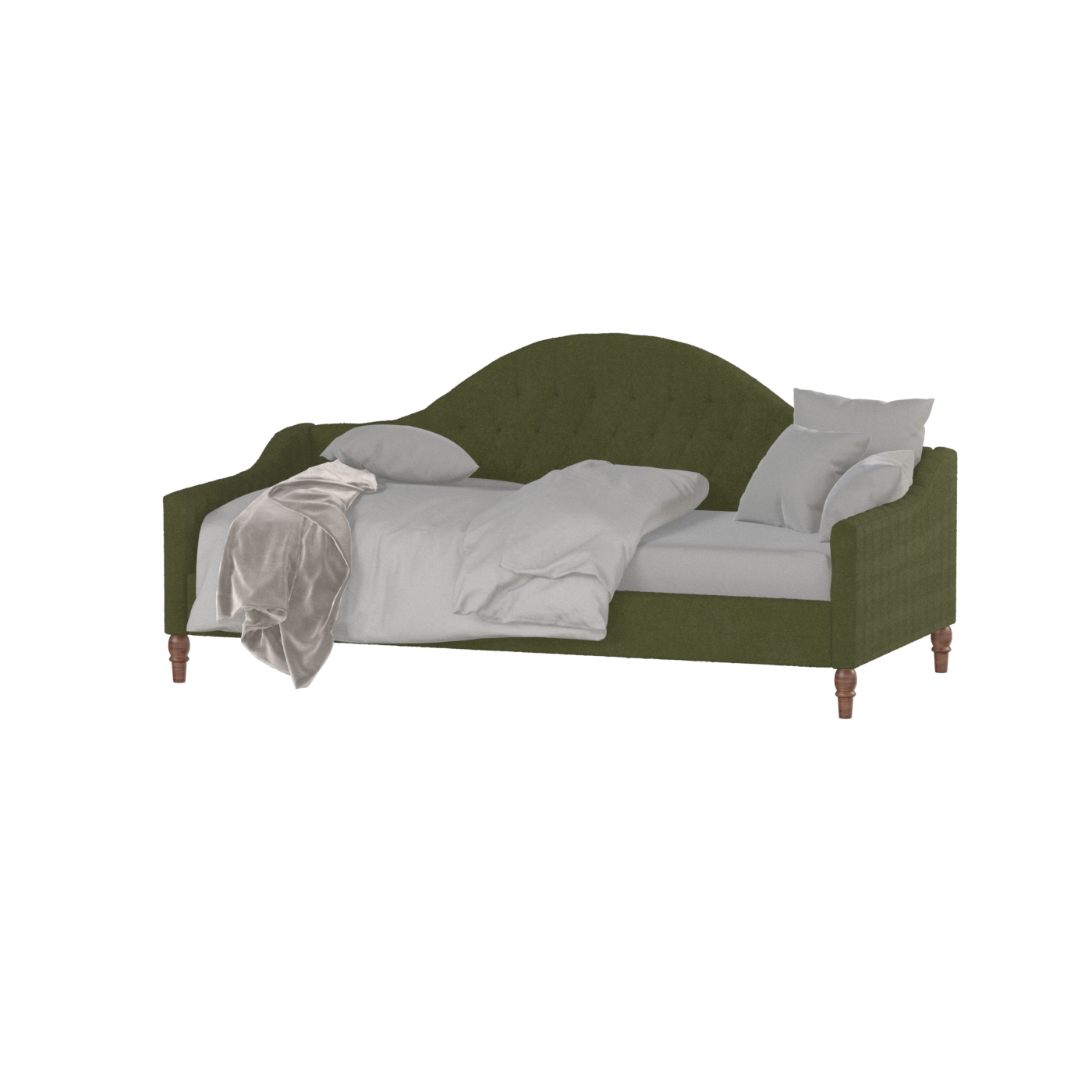 Elise Daybed with Elegant Curves and Versatile Comfort